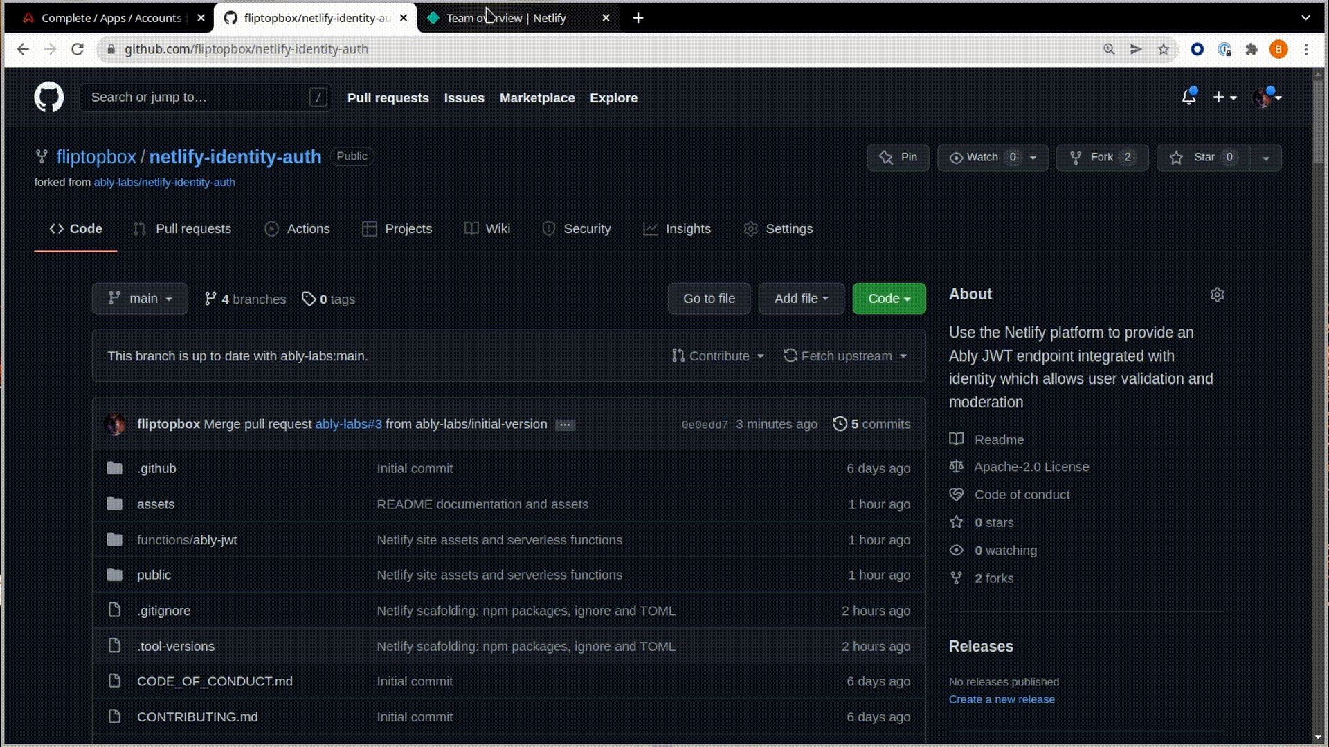 Netlify Identity setup